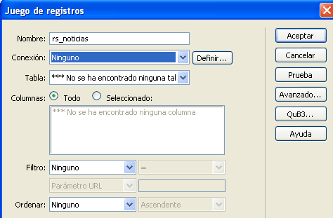 Juego de registros